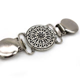 Maxbell Fashion Sweater Clips Cardigan Clips for Clothing Blouse Women Girls wearing Round
