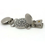 Maxbell Fashion Sweater Clips Cardigan Clips for Clothing Blouse Women Girls wearing Round