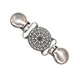Maxbell Fashion Sweater Clips Cardigan Clips for Clothing Blouse Women Girls wearing Round