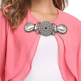 Maxbell Fashion Sweater Clips Cardigan Clips for Clothing Blouse Women Girls wearing Round