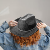 Maxbell Casual Women Cowboy Hat Western Party Hat for Wedding Boys Performance