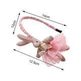 Maxbell Cute Rabbit Headband Hair Hoop Cosplay Easter Supplies Hair Band Hair Card Pink
