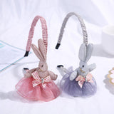 Maxbell Cute Rabbit Headband Hair Hoop Cosplay Easter Supplies Hair Band Hair Card Pink