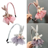 Maxbell Cute Rabbit Headband Hair Hoop Cosplay Easter Supplies Hair Band Hair Card Pink
