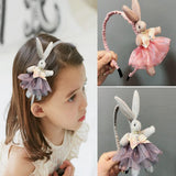 Maxbell Cute Rabbit Headband Hair Hoop Cosplay Easter Supplies Hair Band Hair Card Pink