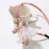 Maxbell Cute Rabbit Headband Hair Hoop Cosplay Easter Supplies Hair Band Hair Card Pink