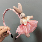 Maxbell Cute Rabbit Headband Hair Hoop Cosplay Easter Supplies Hair Band Hair Card Pink
