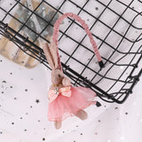Maxbell Cute Rabbit Headband Hair Hoop Cosplay Easter Supplies Hair Band Hair Card Pink