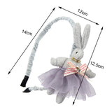 Maxbell Cute Rabbit Headband Hair Hoop Cosplay Easter Supplies Hair Band Hair Card Violet