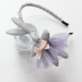 Maxbell Cute Rabbit Headband Hair Hoop Cosplay Easter Supplies Hair Band Hair Card Violet