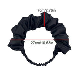 Maxbell Fashion Hairband Thick Hair Sports Exercise Makeup Women Boho Headbands Black