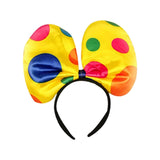 Maxbell Child Girl Clown Costume Mesh Tutu Dress Outfits with Headband Handmade Size L