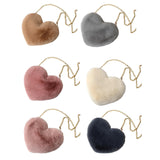 Maxbell Fashion Heart Shape Shoulder Bag Women Crossbody with Chain for Girls Party Khaki