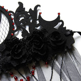 Maxbell Crown Tiara Headdress with Red Stones for Photography Party Supplies Cosplay