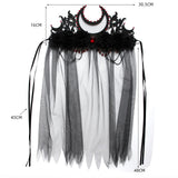 Maxbell Crown Tiara Headdress with Red Stones for Photography Party Supplies Cosplay