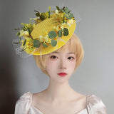 Maxbell Fascinator Hat for Women Derby Hat Sun Hats Fashionable for Tea Party