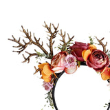 Maxbell Christmas Reindeer Headband Deer Antler Hairband Elk Hairhoop for Decoration