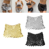 Maxbell Sequin Skirt Body Accessories Fashion for Nightclub Party Summer Aureate