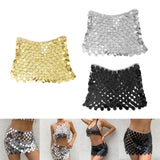 Maxbell Sequin Skirt Body Accessories Fashion for Nightclub Party Summer Aureate