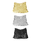 Maxbell Sequin Skirt Body Accessories Fashion for Nightclub Party Summer Aureate