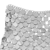 Maxbell Sequin Skirt Body Accessories Fashion for Nightclub Party Summer Argent