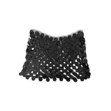 Maxbell Sequin Skirt Body Accessories Fashion for Nightclub Party Summer Black