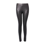 Maxbell High Waisted Tight Stretch Performances Women Fish Scale Mermaid Leggings Black