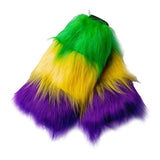 Maxbell 1 Pair Furry Leg Warmers Costume Boot Sleeves Club Festival Boots Covers