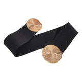Maxbell Elastic Women Wide Belt Wide Wedding dress Belt Strechy Party Waistband Black