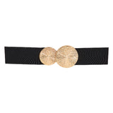 Maxbell Elastic Women Wide Belt Wide Wedding dress Belt Strechy Party Waistband Black
