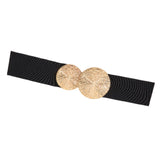 Maxbell Elastic Women Wide Belt Wide Wedding dress Belt Strechy Party Waistband Black