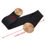 Maxbell Elastic Women Wide Belt Wide Wedding dress Belt Strechy Party Waistband Black