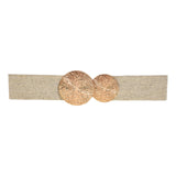 Maxbell Elastic Women Wide Belt Wide Wedding dress Belt Strechy Party Waistband Aureate
