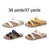 Maxbell Womens Sandals Summer Shoes Indoor Footwear Comfortable Flat Slippers Casual 36 White