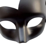 Maxbell Half Face Mask Cosplay Adults Halloween Flame Bend Mask for Fancy Dress style B