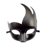 Maxbell Half Face Mask Cosplay Adults Halloween Flame Bend Mask for Fancy Dress style B