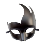 Maxbell Half Face Mask Cosplay Adults Halloween Flame Bend Mask for Fancy Dress style B