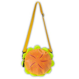 Maxbell Stylish Cheeseburger Shoulder Bag with 2 Pockets Hamburger Cross Body Bag