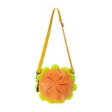 Maxbell Stylish Cheeseburger Shoulder Bag with 2 Pockets Hamburger Cross Body Bag