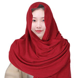 Maxbell Medieval Hooded Cloak Shoulder Cowl Adult Garment Cosplay Party Fancy Dress Red