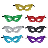 Maxbell Mardi Gras Masquerade Eye Mask Sequin Eyemask Carnival Halloween Photo Prop Aureate