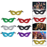 Maxbell Mardi Gras Masquerade Eye Mask Sequin Eyemask Carnival Halloween Photo Prop Aureate