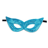 Maxbell Mardi Gras Masquerade Eye Mask Sequin Eyemask Carnival Halloween Photo Prop Blue