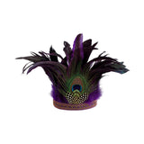 Maxbell Indian Feather Headband Stage Show Costume Accessories Dress up Festival With Peacock 49-54CM