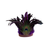 Maxbell Indian Feather Headband Stage Show Costume Accessories Dress up Festival With Peacock 49-54CM