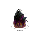 Maxbell Indian Feather Headband Stage Show Costume Accessories Dress up Festival 49-54CM