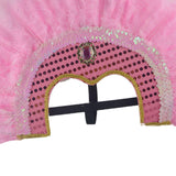 Maxbell Fashion Feather Headdress Art Headpiece for Stage Performance Photo Props Pink
