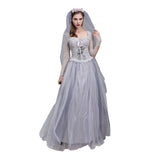 Maxbell Women Halloween Dress Costume Bridal Veiling Festival Cosplay Delicate Fancy M