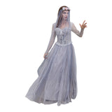 Maxbell Women Halloween Dress Costume Bridal Veiling Festival Cosplay Delicate Fancy M