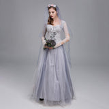 Maxbell Women Halloween Dress Costume Bridal Veiling Festival Cosplay Delicate Fancy M
